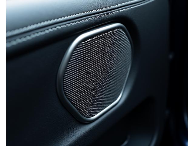 Set speaker Bose dipasang dalam kabin kereta mewah